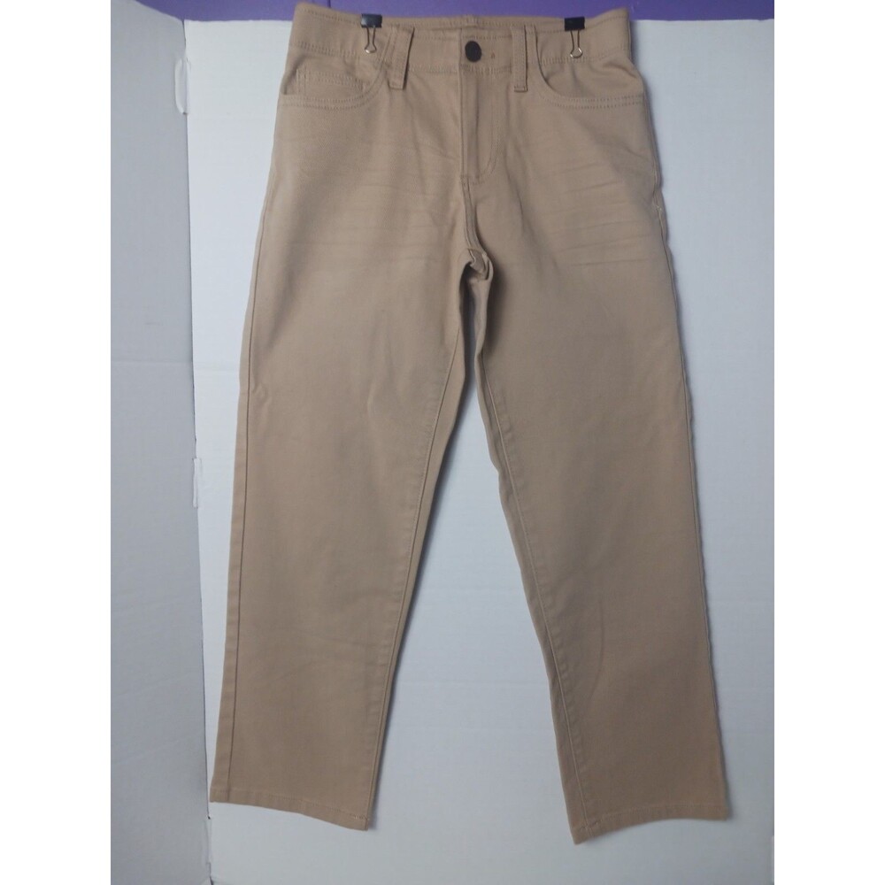 Sonoma Boys Flexwear Pants Size 8 Regular Khaki Straight Leg Stretch